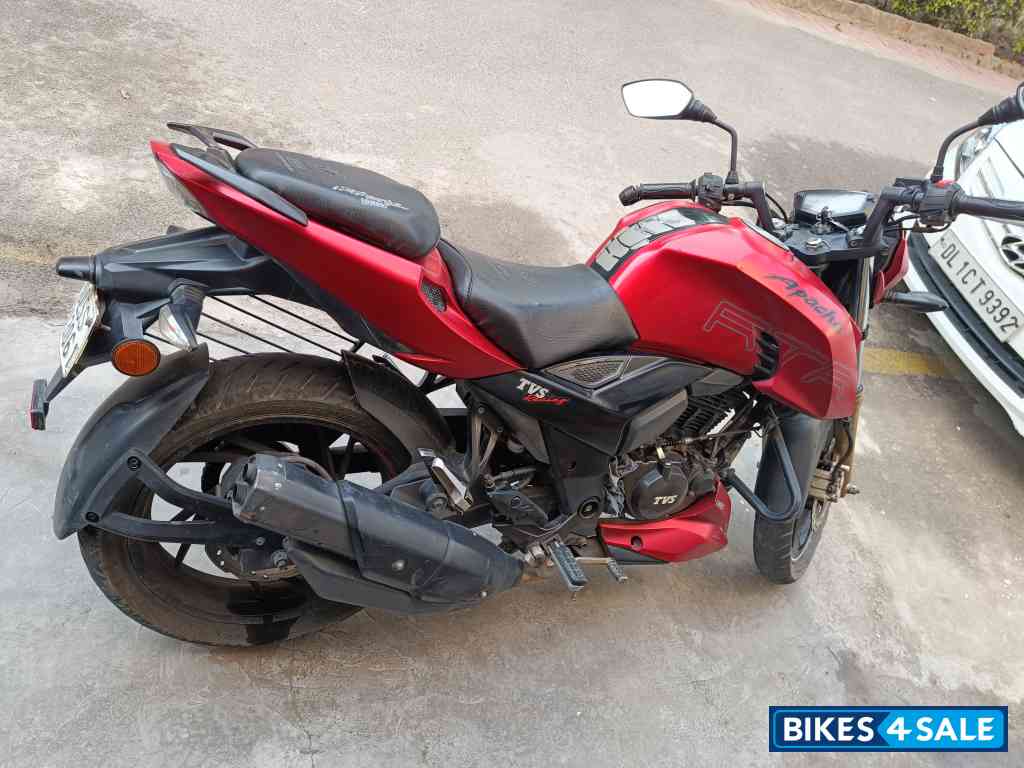 Matte Red TVS Apache RTR 200 4V