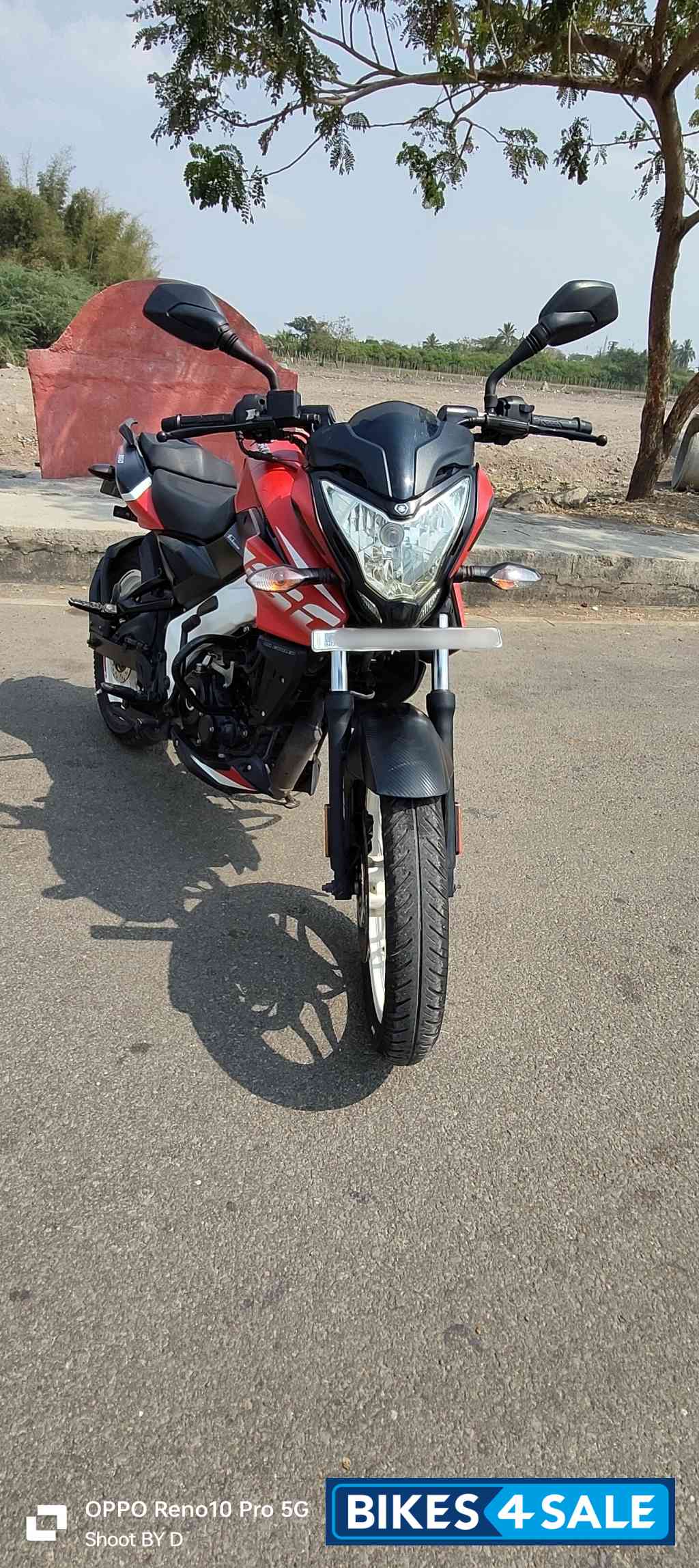 Burnt Red Satin Blac Bajaj Pulsar NS 160 BS6