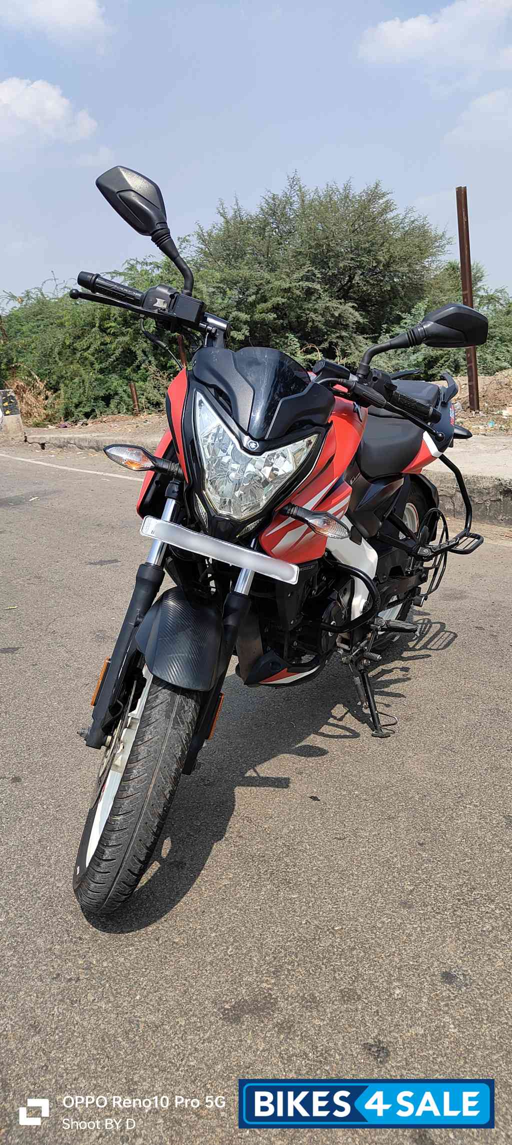 Burnt Red Satin Blac Bajaj Pulsar NS 160 BS6
