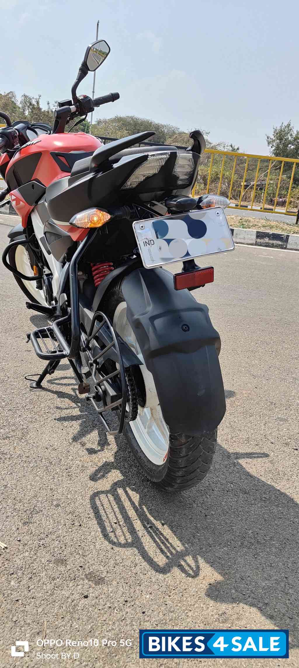 Burnt Red Satin Blac Bajaj Pulsar NS 160 BS6