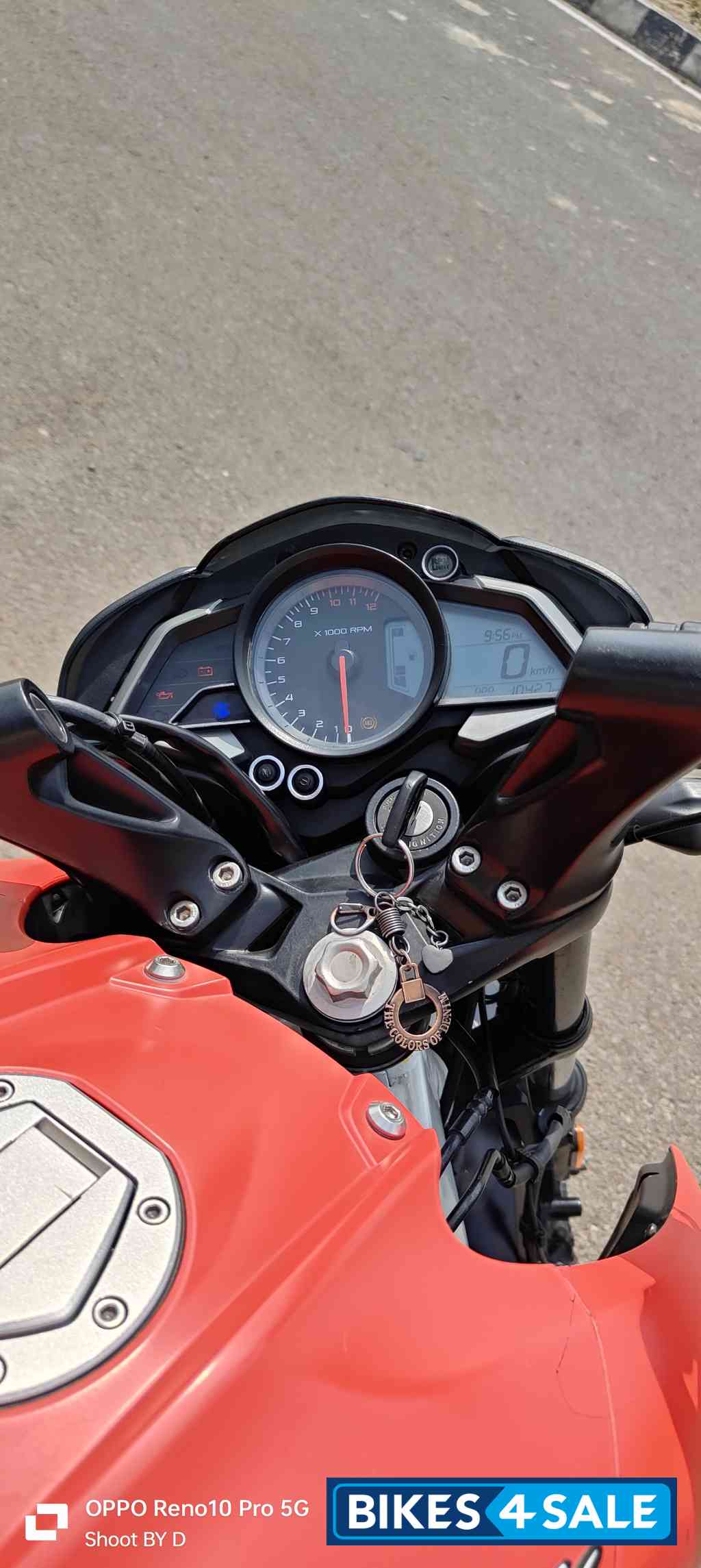 Burnt Red Satin Blac Bajaj Pulsar NS 160 BS6