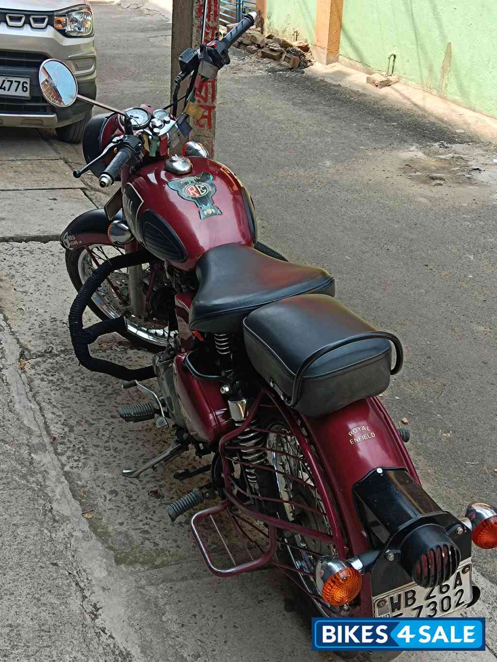 Maroon Royal Enfield Classic 350
