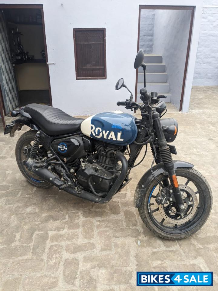 Rebel Blue Royal Enfield Hunter 350 Metro