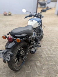 Rebel Blue Royal Enfield Hunter 350 Metro