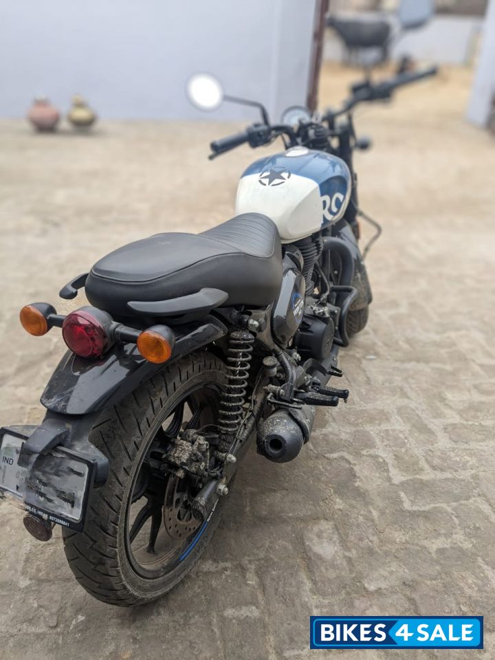 Rebel Blue Royal Enfield Hunter 350 Metro