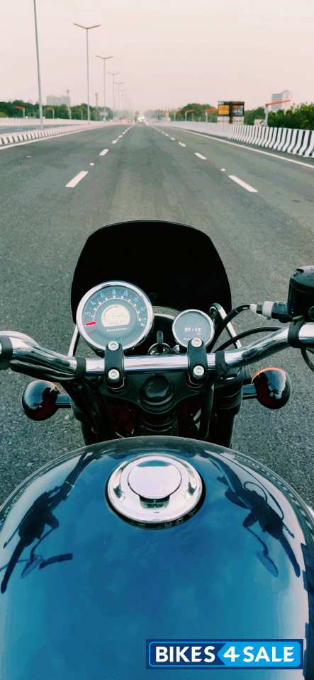 Stellar Blue Royal Enfield Meteor 350 Stellar