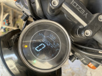 Grey Black Yezdi Roadster Dark