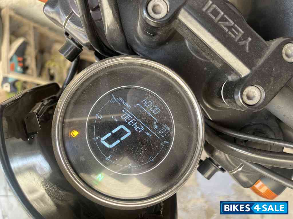 Grey Black Yezdi Roadster Dark