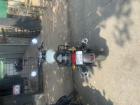 White,red Royal Enfield Interceptor 650 Twin