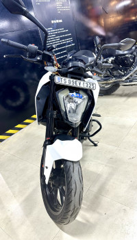 White KTM Duke 250