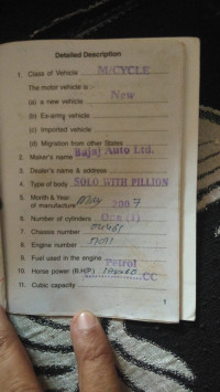 Black Bajaj Pulsar 180 DTSi