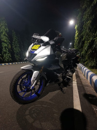 White And Blue Yamaha R15M