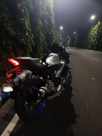 White And Blue Yamaha R15M