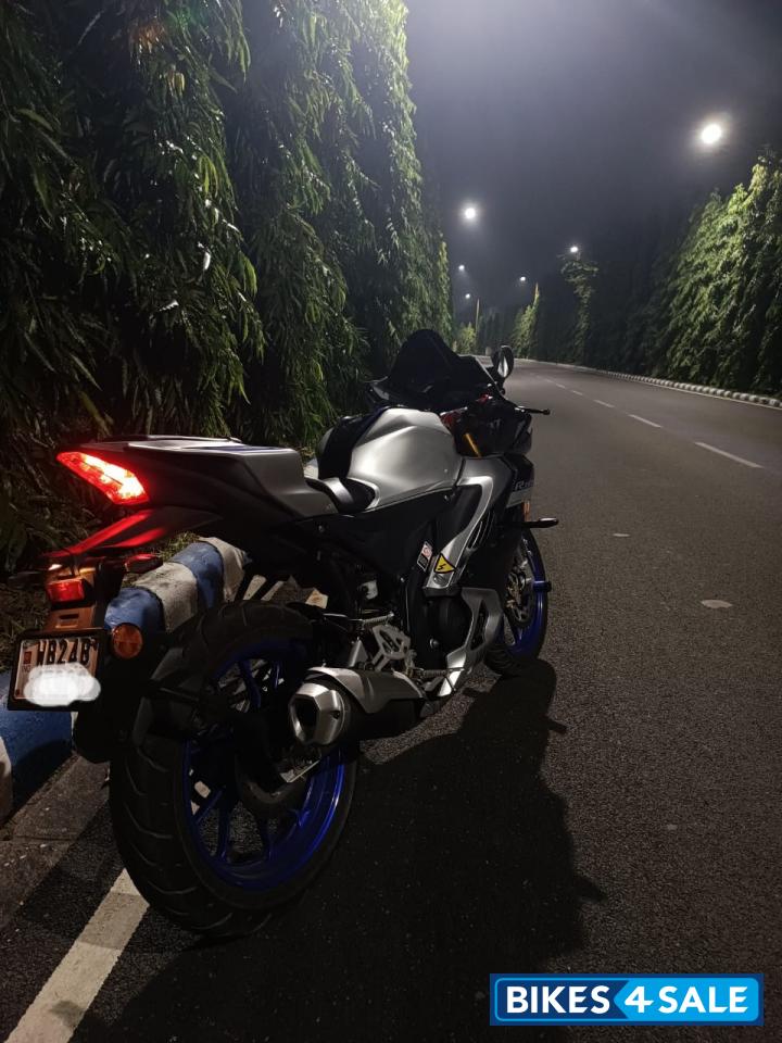 White And Blue Yamaha R15M