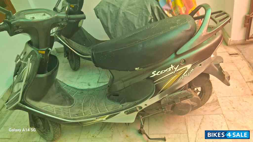 Black TVS Scooty Pep Plus