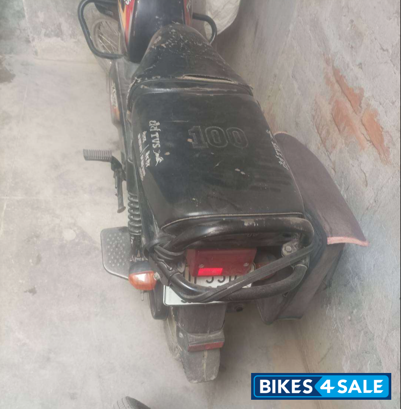 Black TVS XL100 Heavy Duty i-TOUCHstart BS6