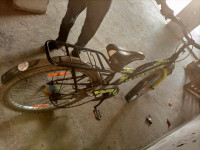 Green And Black Bicycle Kross