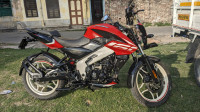 Red Bajaj Pulsar NS 160 BS6