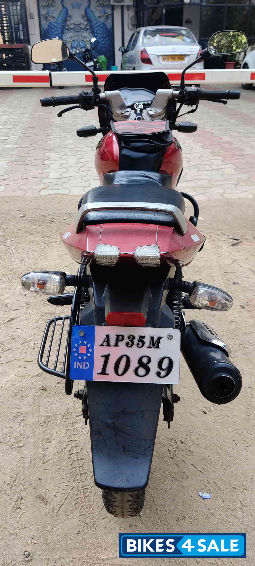 C Wine Red Bajaj Pulsar 150