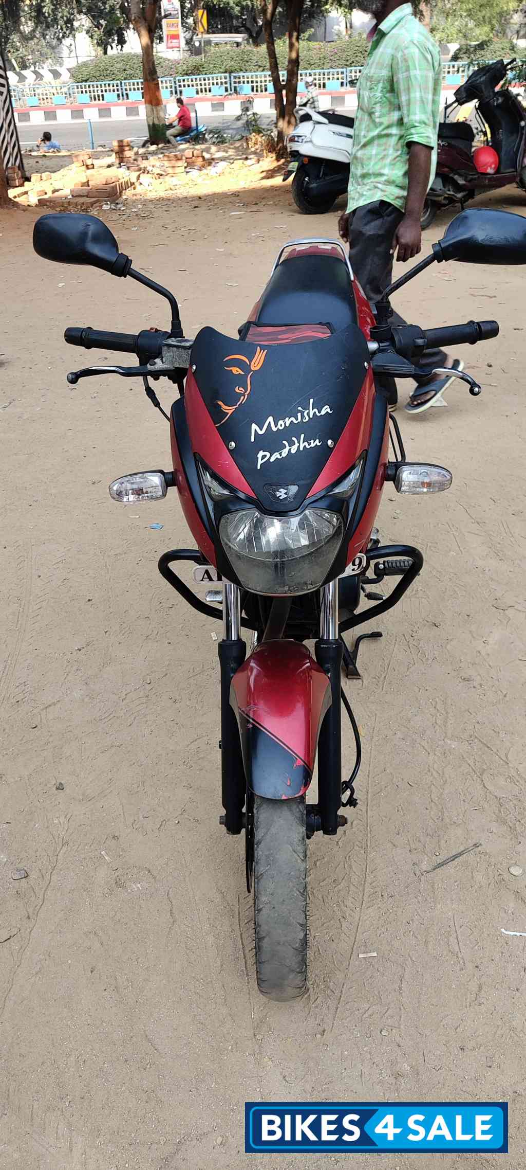 C Wine Red Bajaj Pulsar 150