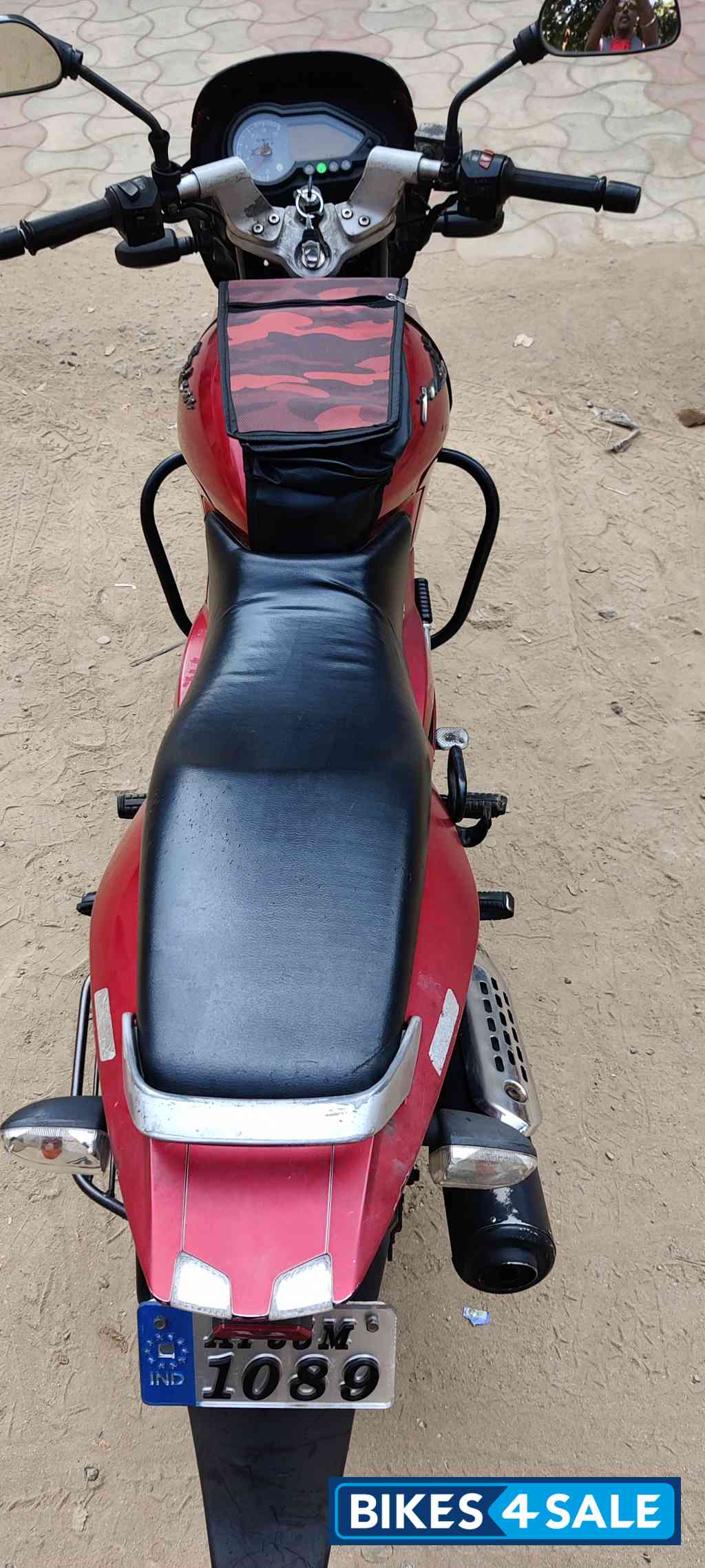 C Wine Red Bajaj Pulsar 150