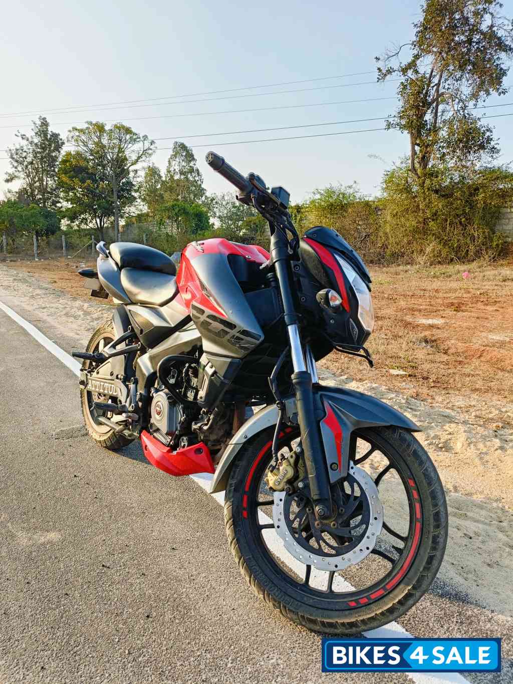 Racing Red Bajaj Pulsar NS200