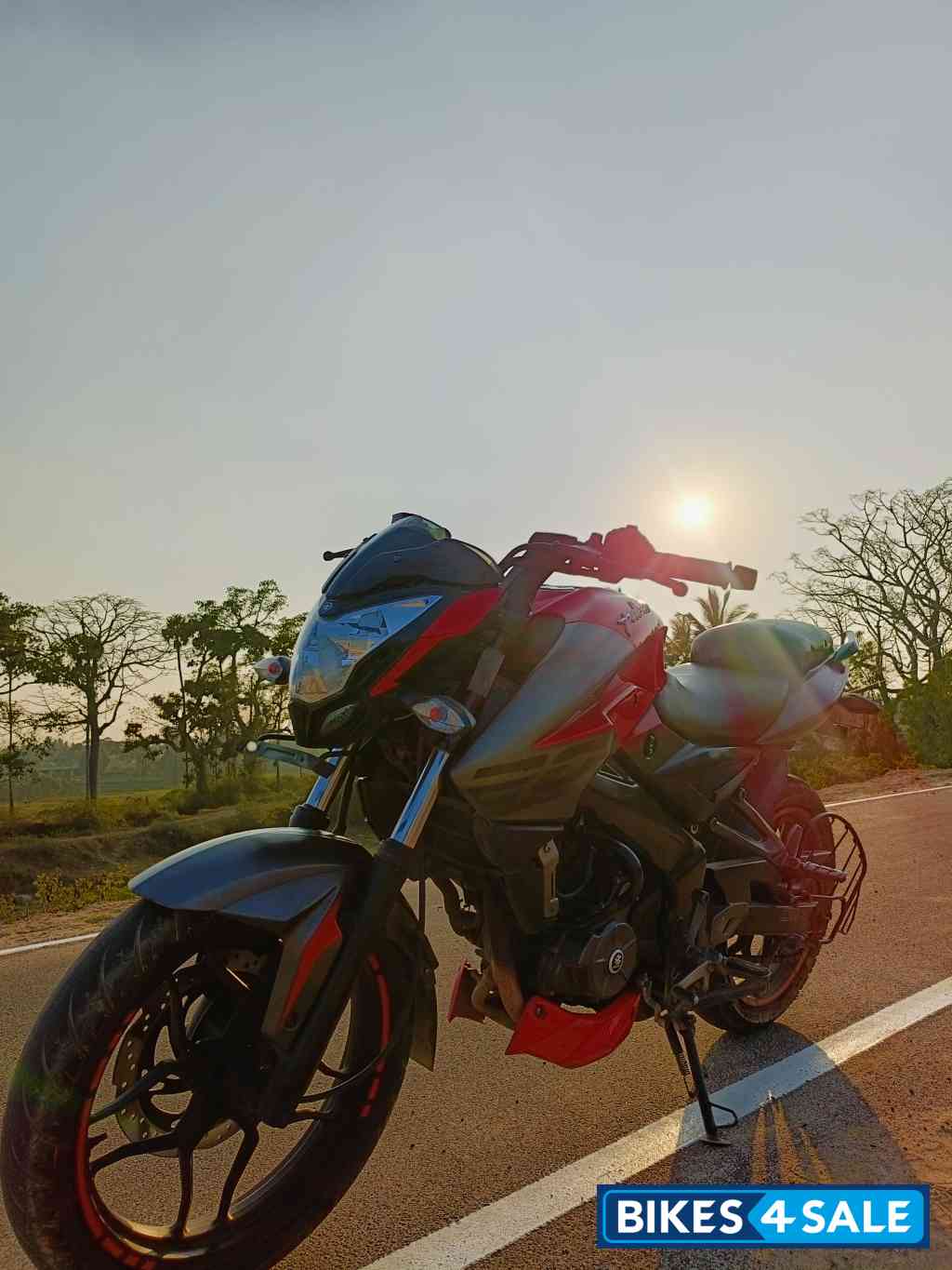 Racing Red Bajaj Pulsar NS200