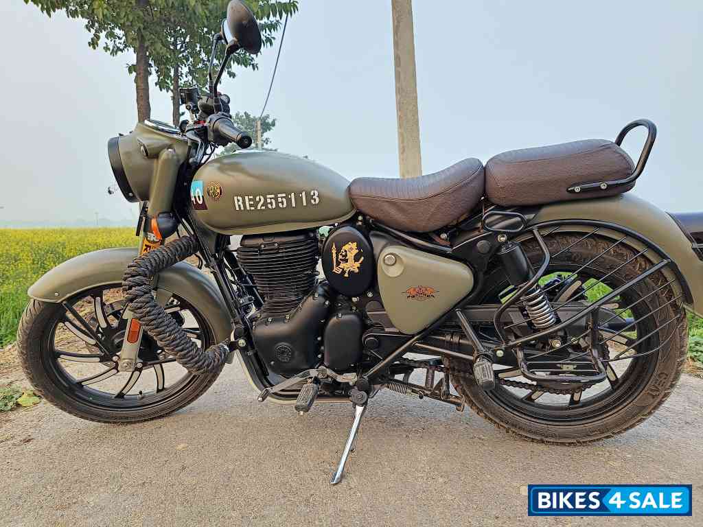 Marsh Grey Royal Enfield Classic 350 Dual Channel BS6