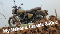 Marsh Grey Royal Enfield Classic 350 Dual Channel BS6