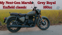 Marsh Grey Royal Enfield Classic 350 Dual Channel BS6