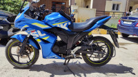 Blue Suzuki Gixxer SF Fi