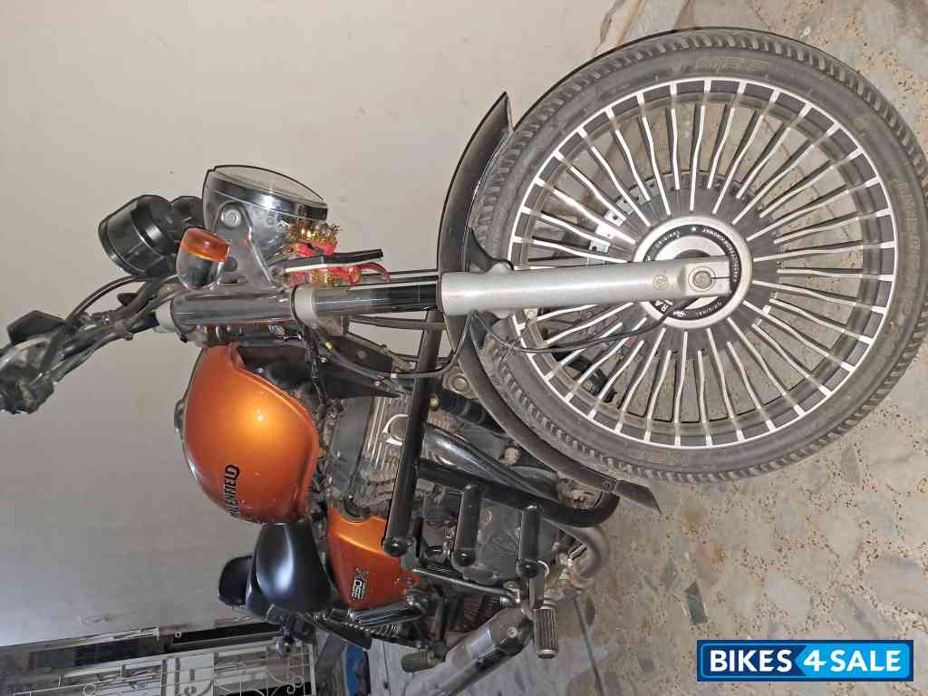 Orange Royal Enfield Thunderbird X 350