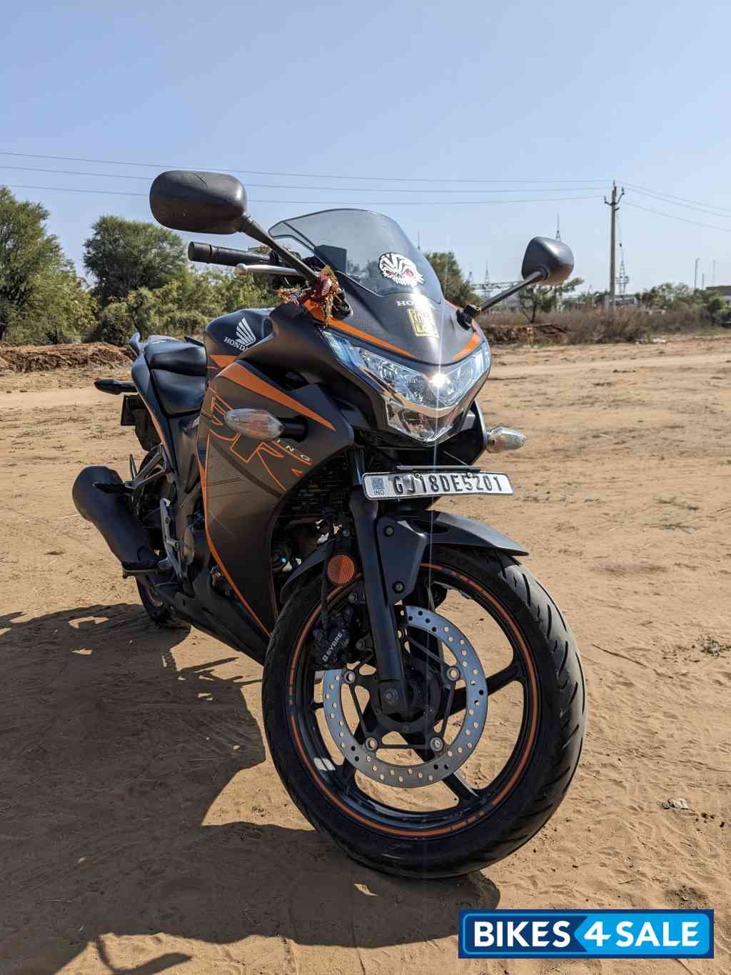 Matt Grey And Orange Honda CBR 250R