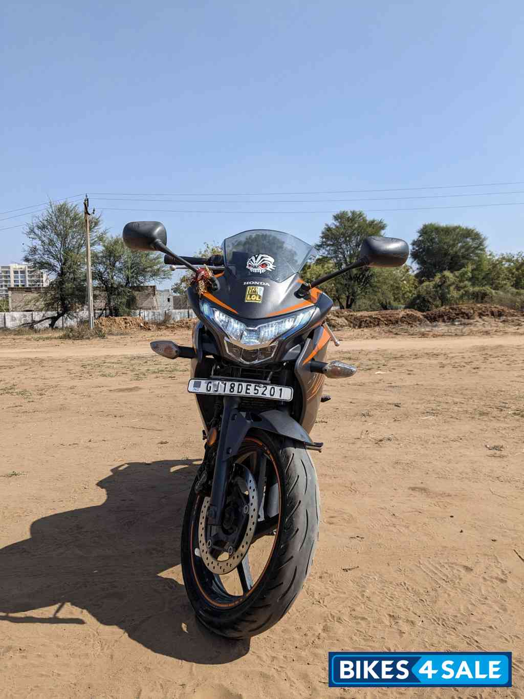 Matt Grey And Orange Honda CBR 250R