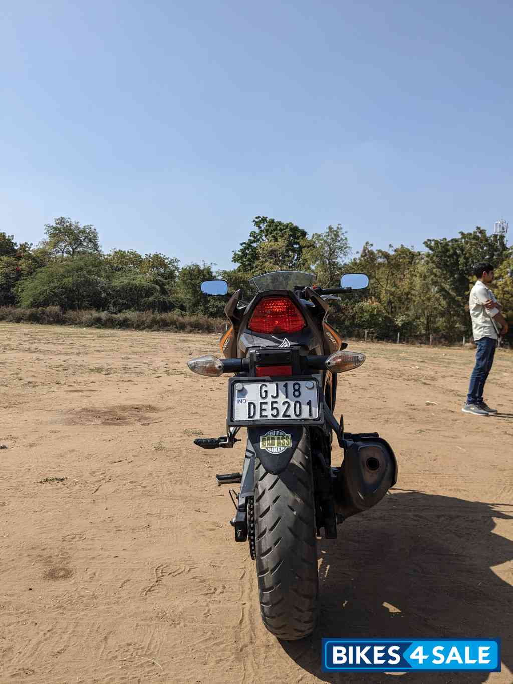 Matt Grey And Orange Honda CBR 250R