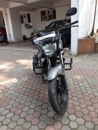 Matte Grey With Blue Yamaha FZ-S FI V2