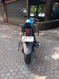 Matte Grey With Blue Yamaha FZ-S FI V2