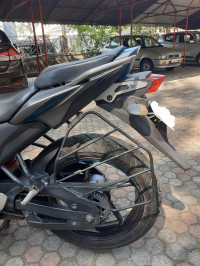 Matte Grey With Blue Yamaha FZ-S FI V2