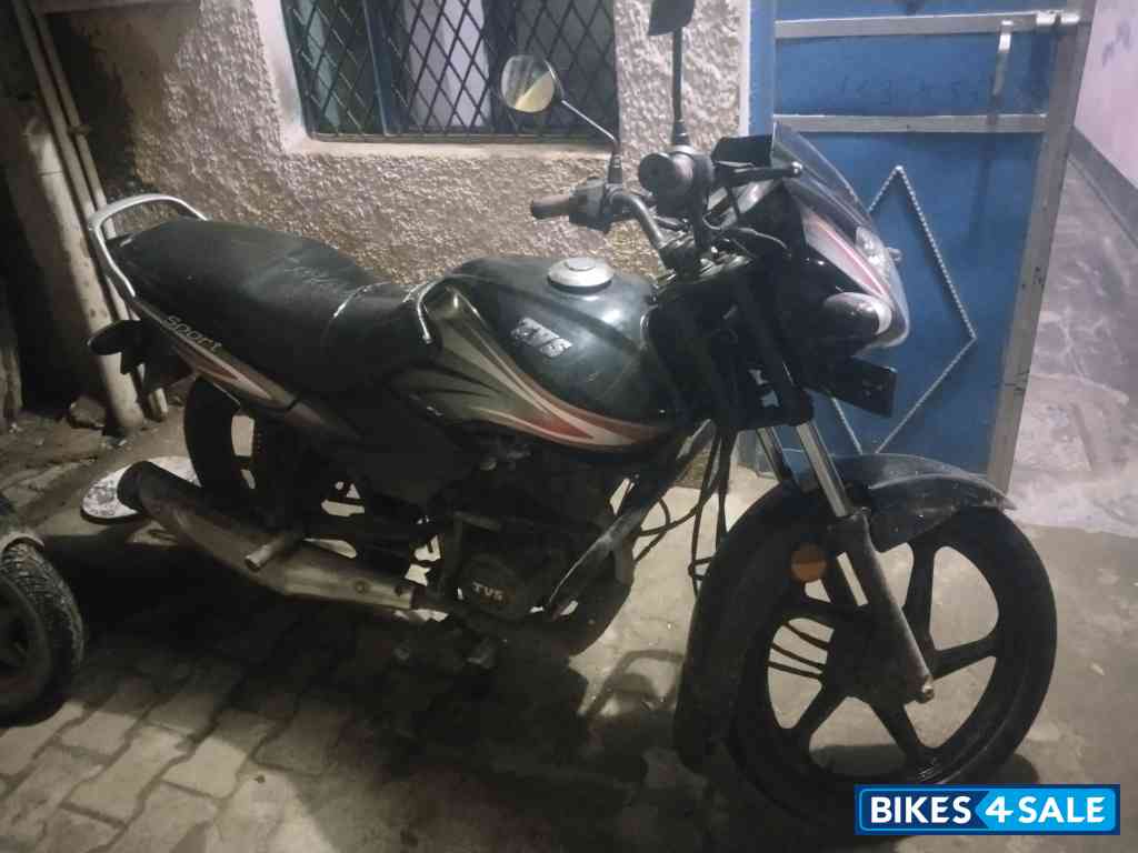 Balck Red TVS Sport BS6 Balck Red TVS Sport BS6