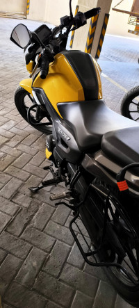 Yellow TVS Raider 125