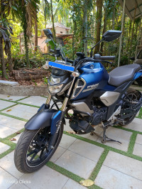 Blue Yamaha FZ-S FI V3