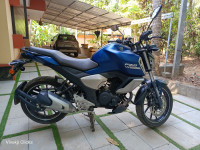 Blue Yamaha FZ-S FI V3