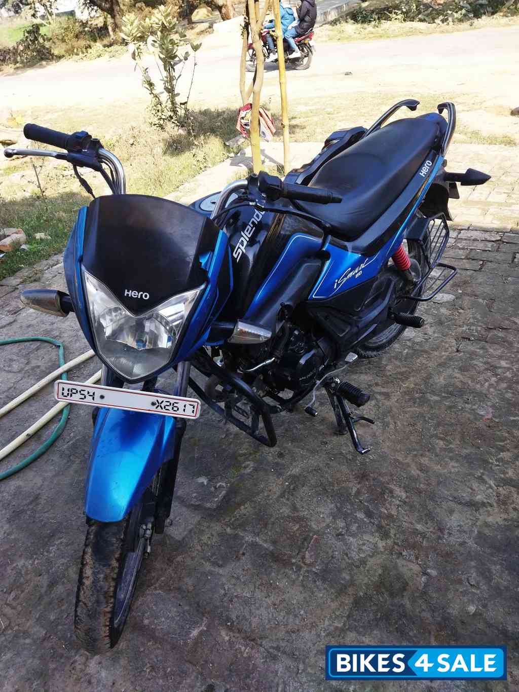 Blue Black Hero Splendor iSmart