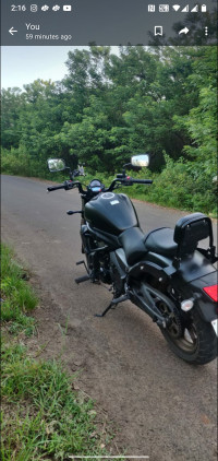 Black Kawasaki Vulcan S 650