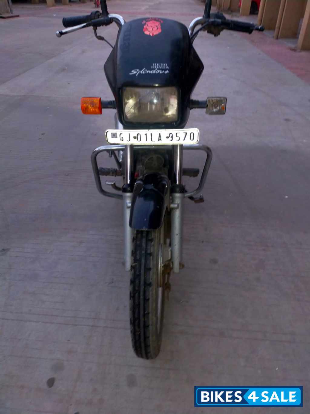 Black-blue Hero Splendor Plus 100 Million Edition