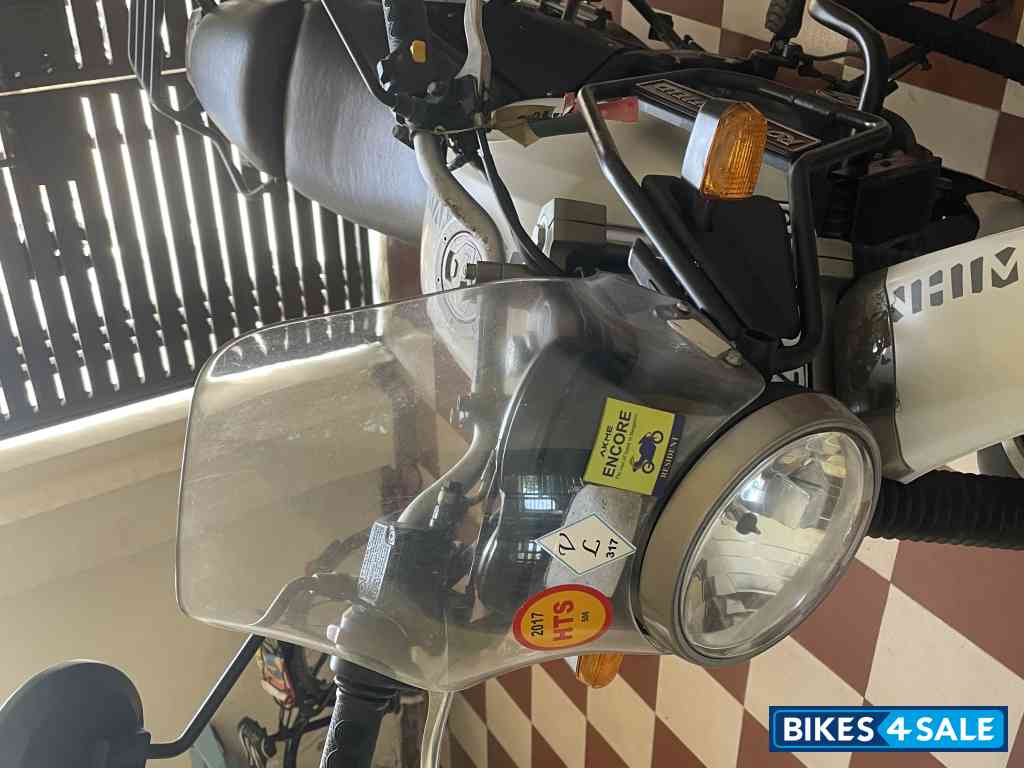 White Royal Enfield Himalayan