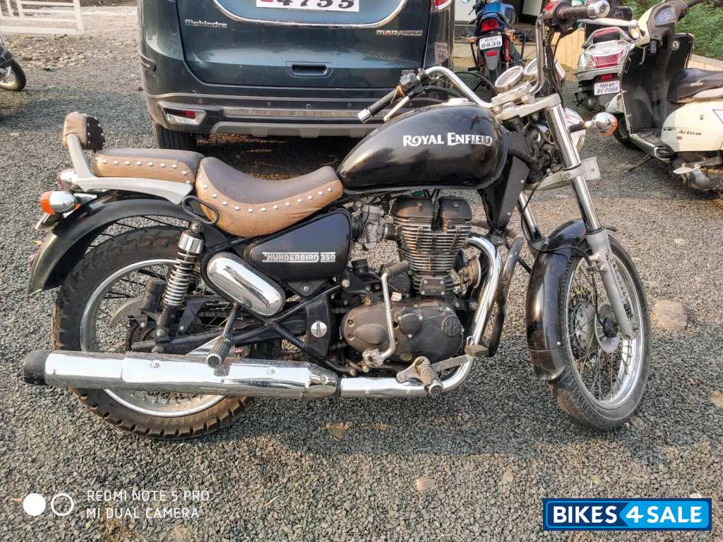 Matte Black Royal Enfield Thunderbird 350