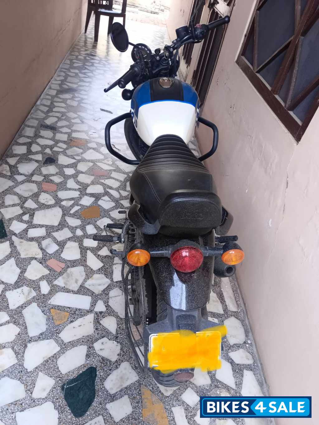 Rebel Blue Royal Enfield Hunter 350 Metro