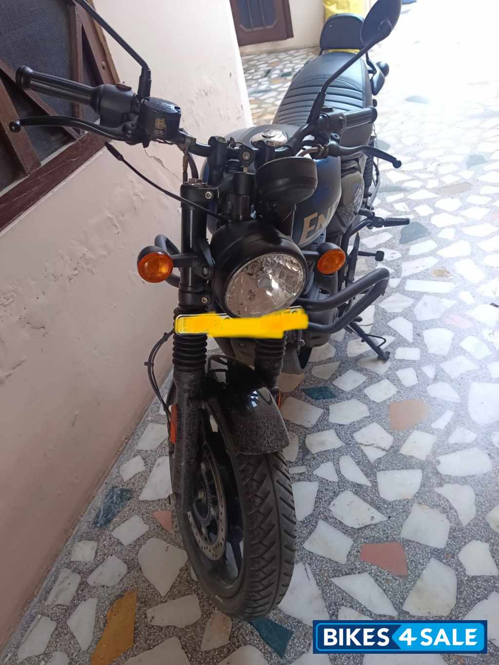 Rebel Blue Royal Enfield Hunter 350 Metro