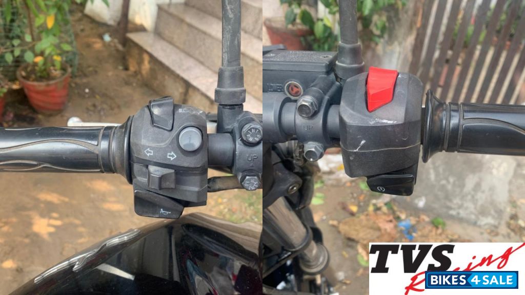 Black W/ Red Accents TVS Apache RTR 200 4V ABS